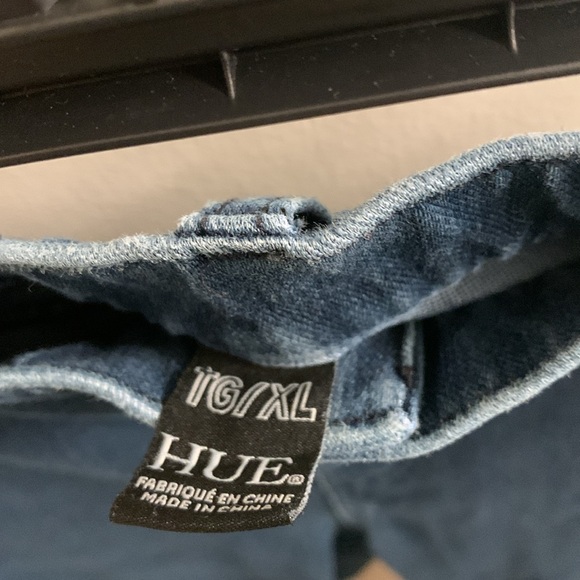 HUE Dark blue jeggings size :XL - Picture 5 of 6